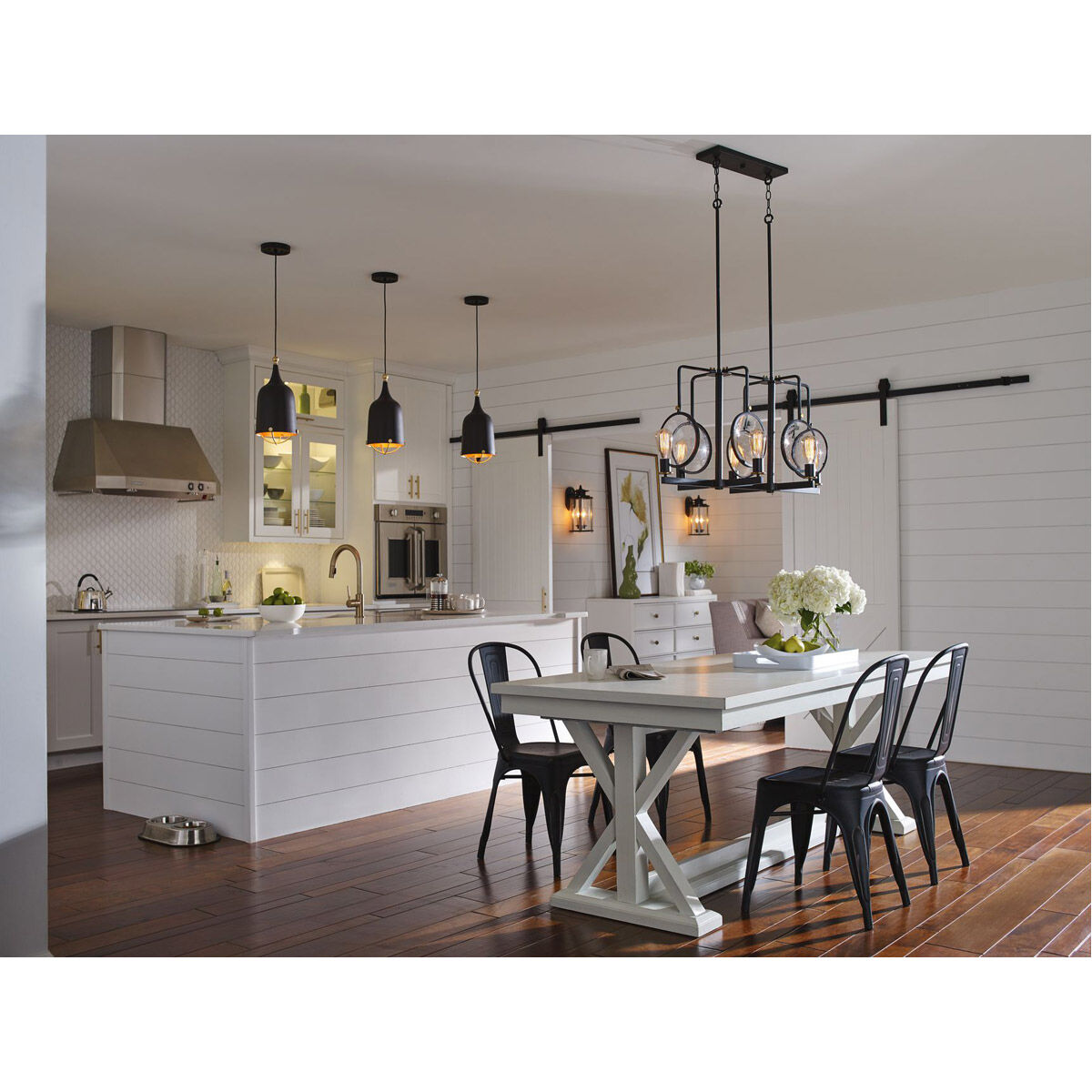 Progress Lighting Era 1 Light Pendant Black